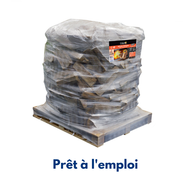 Ballot de bûches 30cm étuvé G1-1300DM3 - Chêne/Fayard - Prêt à l'emploi - Humidité <20%